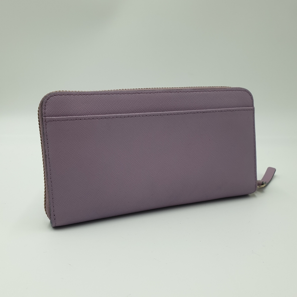 Kate Spade New York Newbury Lane Neda Purple Lilac Leather Wallet - Picture 13 of 16